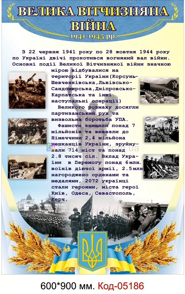 Набір стендів по історії України Код-05188